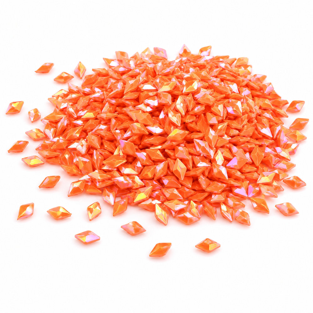 Coral Diamond Glitter Sequins