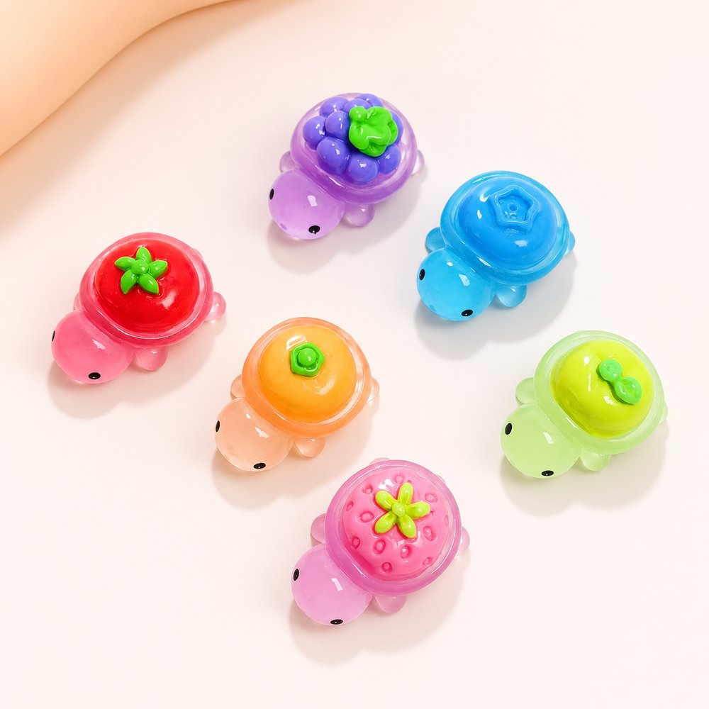 Fruit Shell Turtle Resin Charms
