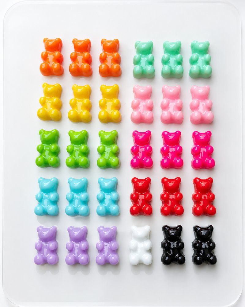 Gummy Bear Resin Charms
