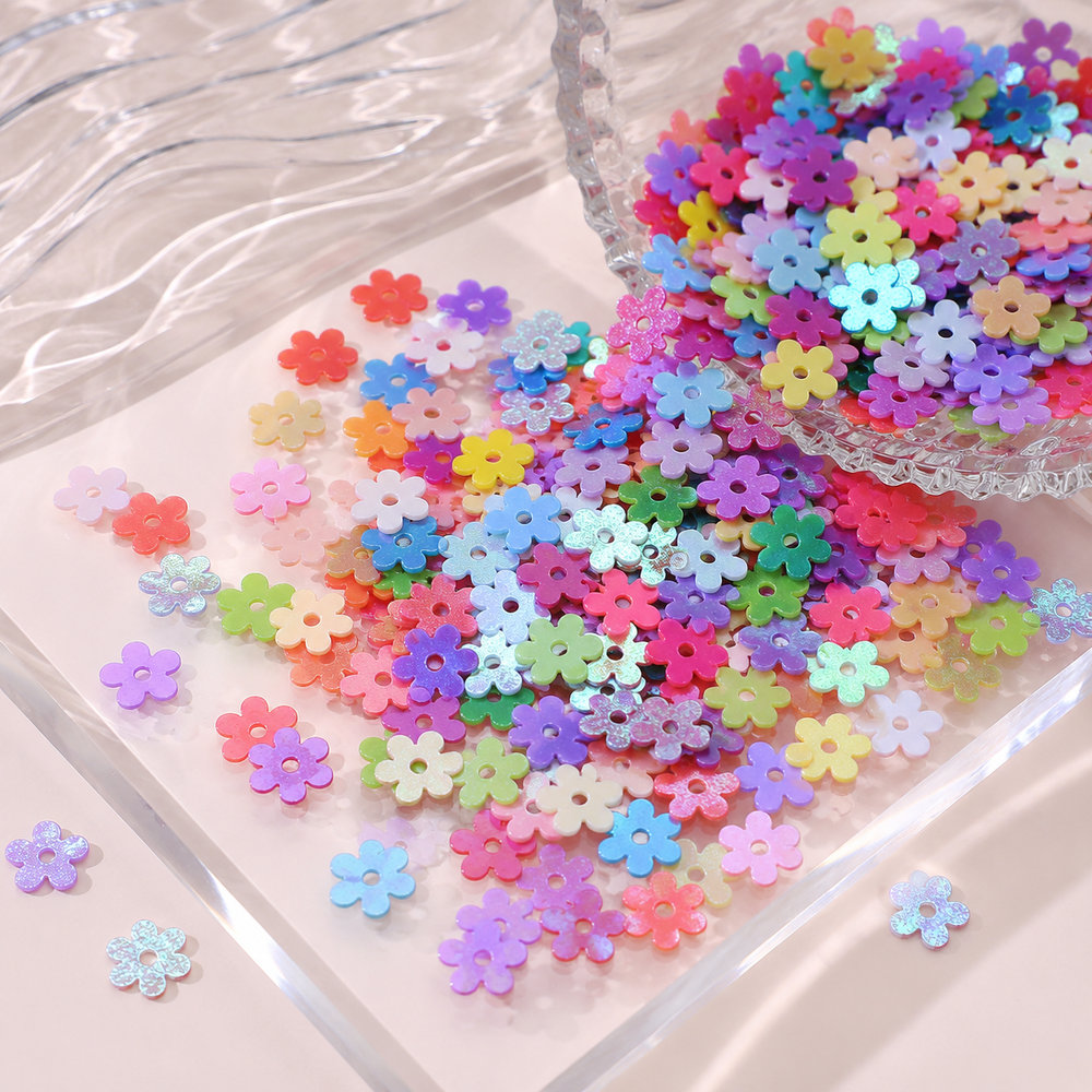 Pastel Flower Sequin Sprinkles