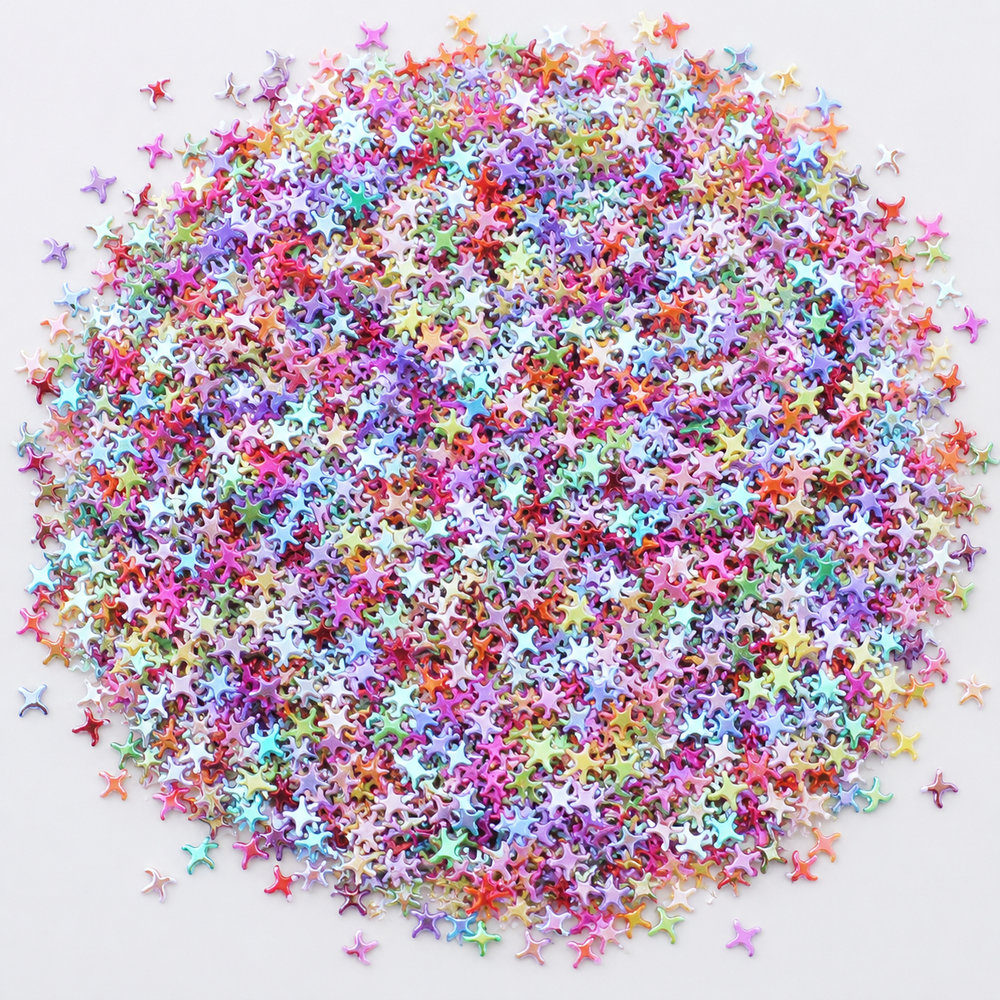 Rainbow Star Glitter Confetti