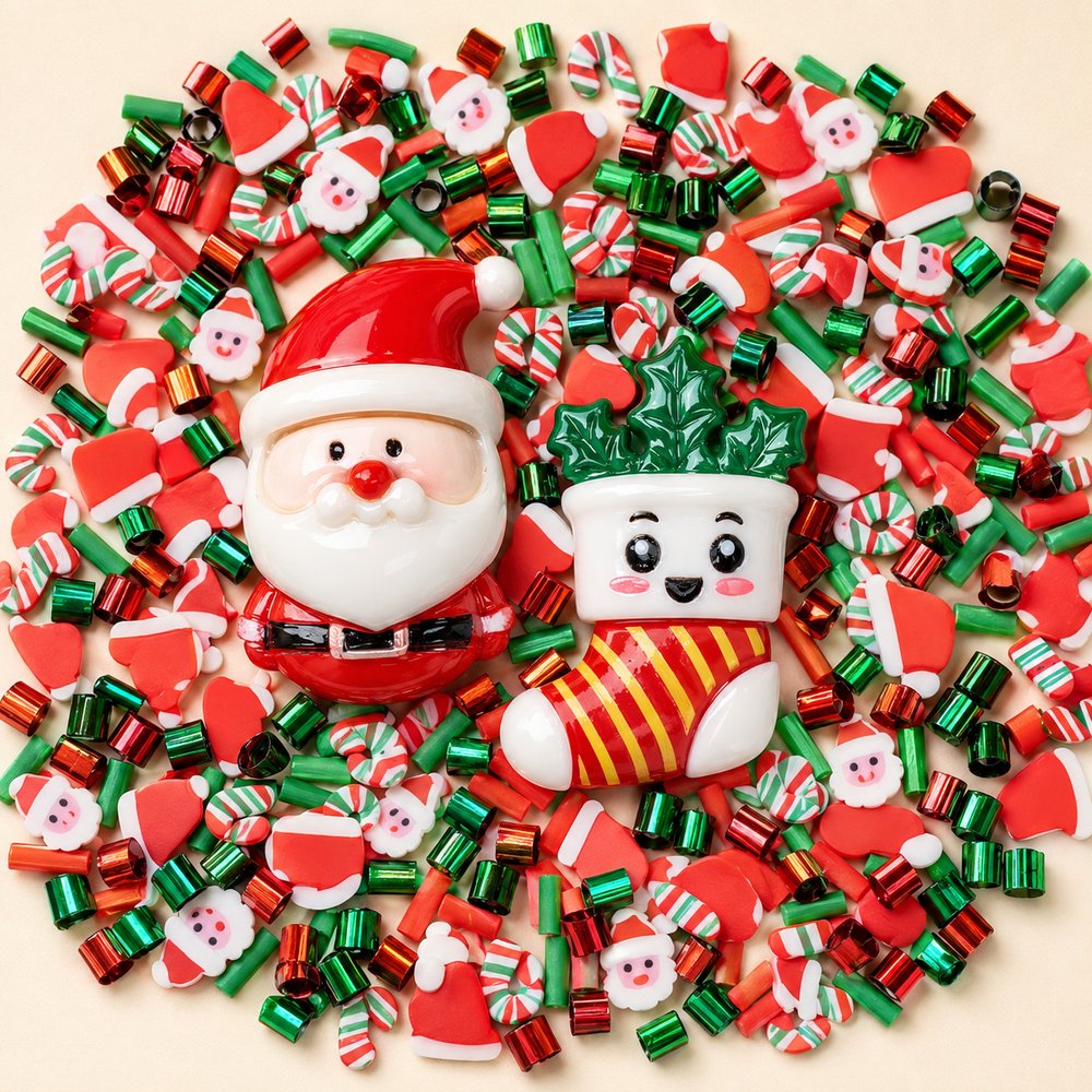 holiday character candy slime charm mix