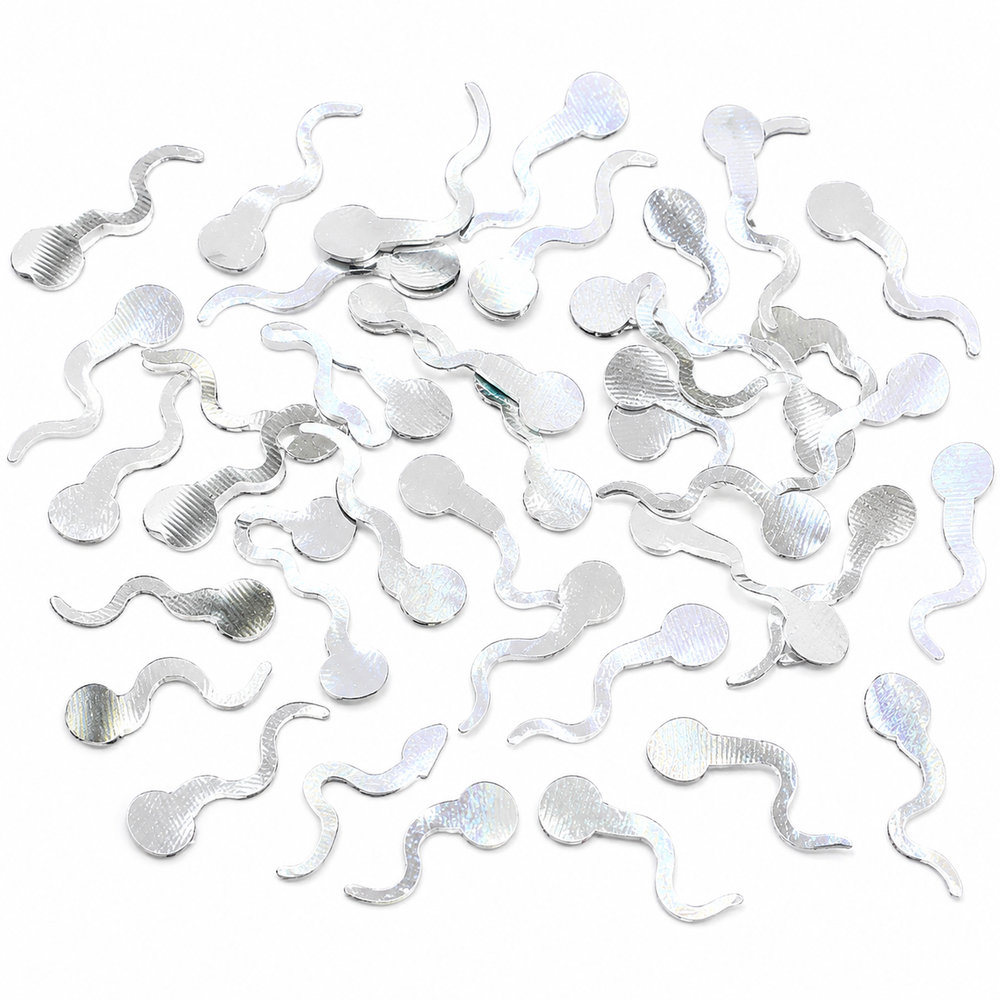 Silver Novelty Party Confetti